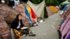 Палаточный лагерь в центре Кишинева 