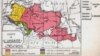 Belgium – A postcard with a map of Ukraine "Carte de L'Ukraine", 1930s, Belgium