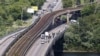 UKRAINE -- Police received an anonymous report about a mined Metro bridge in Kyiv on June 1, 2020