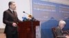 Armenia - Prime Minister Tigran Sarkisian speaks at a conference in Yerevan, 18Oct2013.