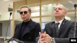 Архивска фотографија - Бојан Јовановски - Боки 13 во судница за случајот „Рекет“, 11 февруари 2020 година