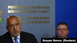 Премирът Бойко Борисов и главният прокурор Сотир Цацаров. 
