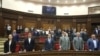 Фракция «Мой шаг» во время заседания парламента (архив)