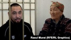 Азамат Ишенбеков и его бабушка Гулира Абдраймакунова, умершая 2 марта 2025 г.