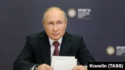 Орусиянын президенти Владимир Путин. 3-июнь, 2021-жыл.