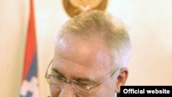 Armenia -- Igor Popov, the new Russian co-chair of the OSCE Minsk Group, visits Stepanakert, 29Apr2010.