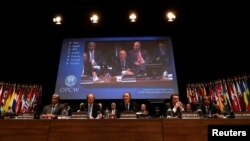 یکی از نشستهای سازمان منع سلاحهای شیمیایی (OPCW) در لاهه