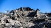 Armenia- A building damaged by recent shelling in Stepanakert, 17Oct2020