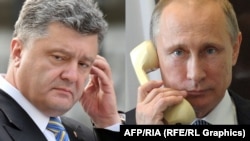 Порошенко менен Путин телефон аркылуу Украин кризисин талкуулашты.
