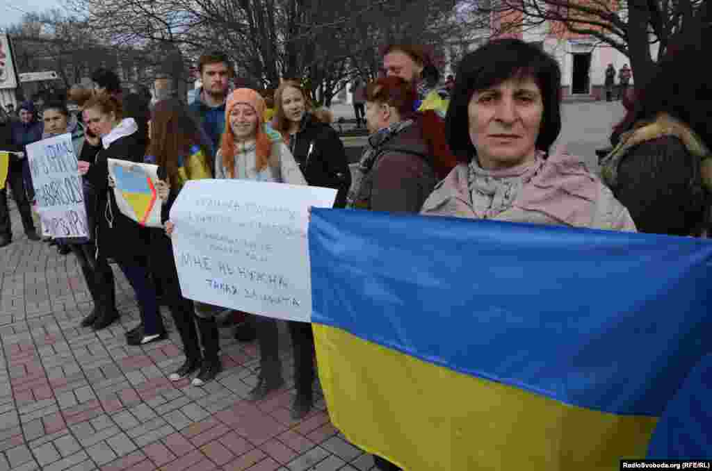 Бахчисарай, 8 марта 2014 года. 