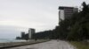 Первая шоссейная велогонка состоялась в центре Пицунды