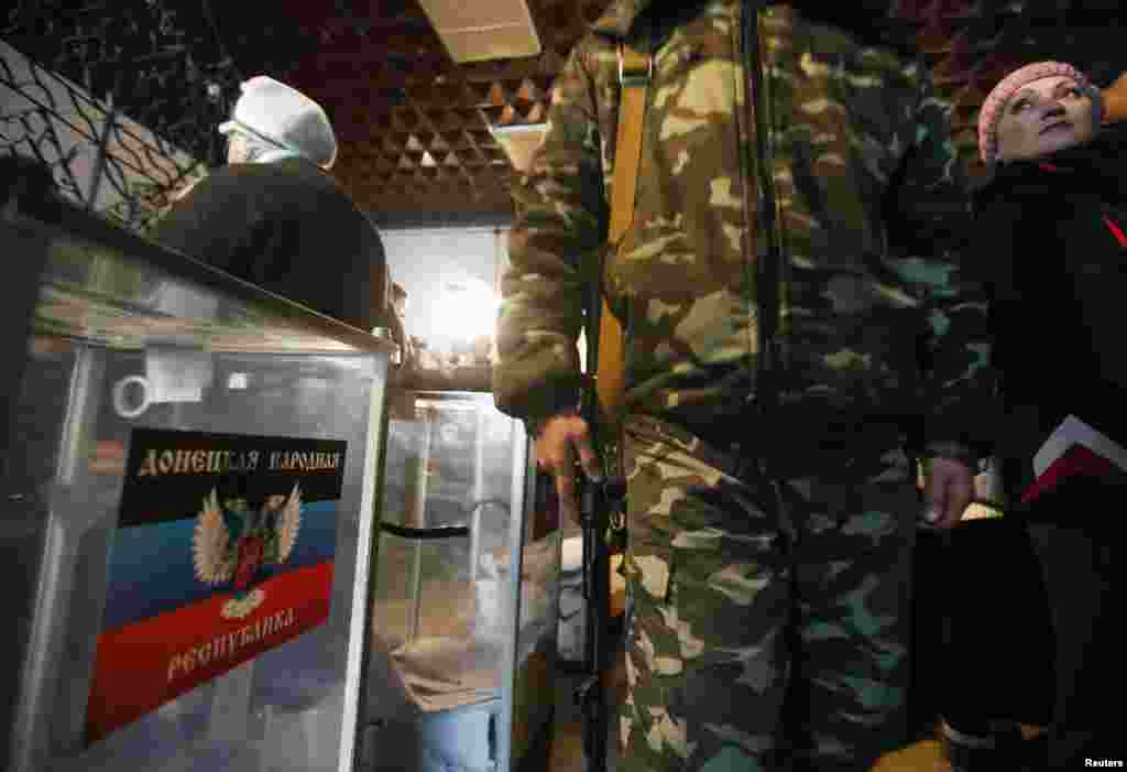 Выбары ў прыморскім горадзе Новаазоўску