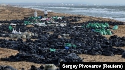 Одна з постраждалих ділянок пляжів