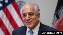US. .Special Envoy Zalmay Khalilzad participates in a discussion on "The Prospects for Peace in Afghanistan" at the United States Institute of Peace (USIP) in Washington on February 8.