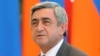 Armenia -- President Serzh Sarkisian at a meeting with school students in Yerevan, 31Aug 2010.