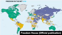 Freedom House-ը հրապարակել է «Համացանցի ազատությունը 2018 թվականին» զեկույցը