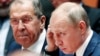 Володимир Путін та Сергій Лавров у Берліні на конференції з мирного врегулювання конфлікту в Лівії, 19 січня 2020 року