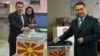 Илустрација-лидерите на СДСМ и на ВМРО-ДПМНЕ Зоран Заев и Никола Груевски гласаат на изборите на 11 декември