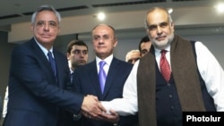 Նախընտրական դաշինքի ստեղծման մասին համաձայնագրի ստորագրումից հետո, 13-ը փետրվարի, 2017 թ․ 