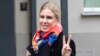 Russian opposition activist Lyubov Sobol (file photo)