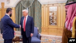 Встреча Трампа и аш-Шараа в Эр-Рияде, 14 мая 2025 года