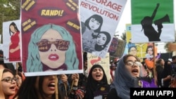 په پاکستان کې د ۲۰۱۹ کال د مېرمنو په لاریون هم نیوکې شوې وې. 