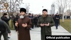 Салах Межиев менен Рамзан Кадыров.