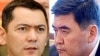 Экс-премьер, лидер партии "Республика" Омурбек Бабанов и лидер партии "Ата-Журт" Камчибек Ташиев.
