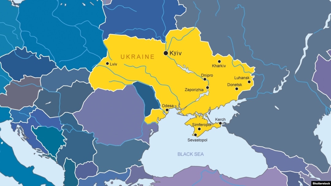 Ukraine – Map of Ukraine