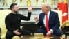 Президент Украины Владимир Зеленский (слева) и президент США Дональд Трамп во время встречи в Овальном кабинете Белого дома. Вашингтон, 28 февраля 2025 года