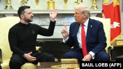 Владимир Зеленский и Дональд Трамп в Овальном кабинете Белого дома. 28 февраля 2025 года