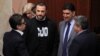 Архивска фотографија - Пратеници од парламентарното мнозинство на продолжение на конститутивната седница.