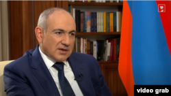 Armenia- Prime Minister Nikol Pashinian is interviewed by Armenian Public Television,
Yerevan, November 22, 2024.