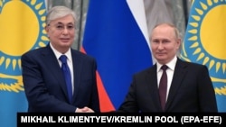 Казак жана орус президенттери. Кремл, 10-февраль, 2022-жыл