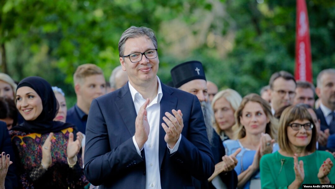 Krivnju za neotvaranje poglavlja na putu ka EU predsednik Srbije Aleksandar Vučić (na fotografiji) prebacuje na Evropsku uniju (4. jul 2021.) 