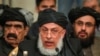 Head of the Taliban political office in Doha Sher Mohammad Abbas Stanakzai speaks at a conference in Moscow on February 5.