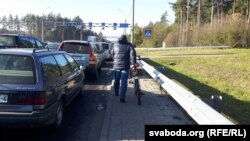 На памежным пераходзе «Брузгі». Ілюстрацыйнае фота.