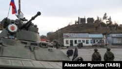 Ռուս խաղաղապահները Լաչին քաղաքում, 1-ը դեկտեմբերի, 2020թ․
