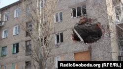 Иллюстрационное фото. Последствия обстрела в Авдеевке, февраль 2017 года