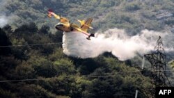 Hrvatski kanaderi gase požar kod Jablanice