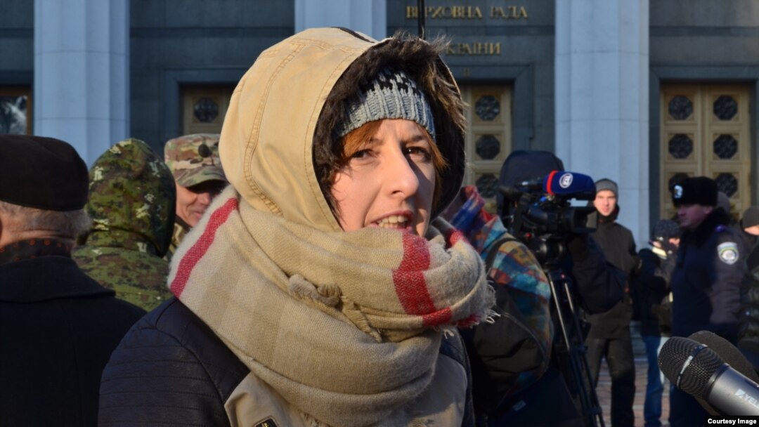 Журналіст та активіст Настя Станко, Київ, 2 грудня 2014 року