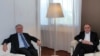 France - Edward Nalbandian (L), Foreign Minister of Armenia, and Elmar Mammadyarov, Foreign Minister of Azerbaijan, meet in Paris, 26June, 2009