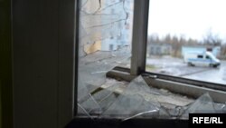 Разрушенный дом в Авдеевка, ноябрь 2016 года