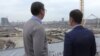 Predsednik Srbije Aleksandar Vučić sa aktuelnim gradonačelnikom Sinišom Malim na gradilištu Beograda na vodi.