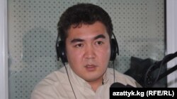 Нурбек Эген "Азаттыктын" студиясында