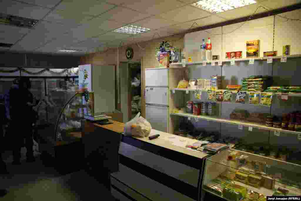 View of a village shop, Billings village, Chukotka