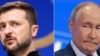 Владимир Зеленский жана Владимир Путин. Коллаж сүрөт. 